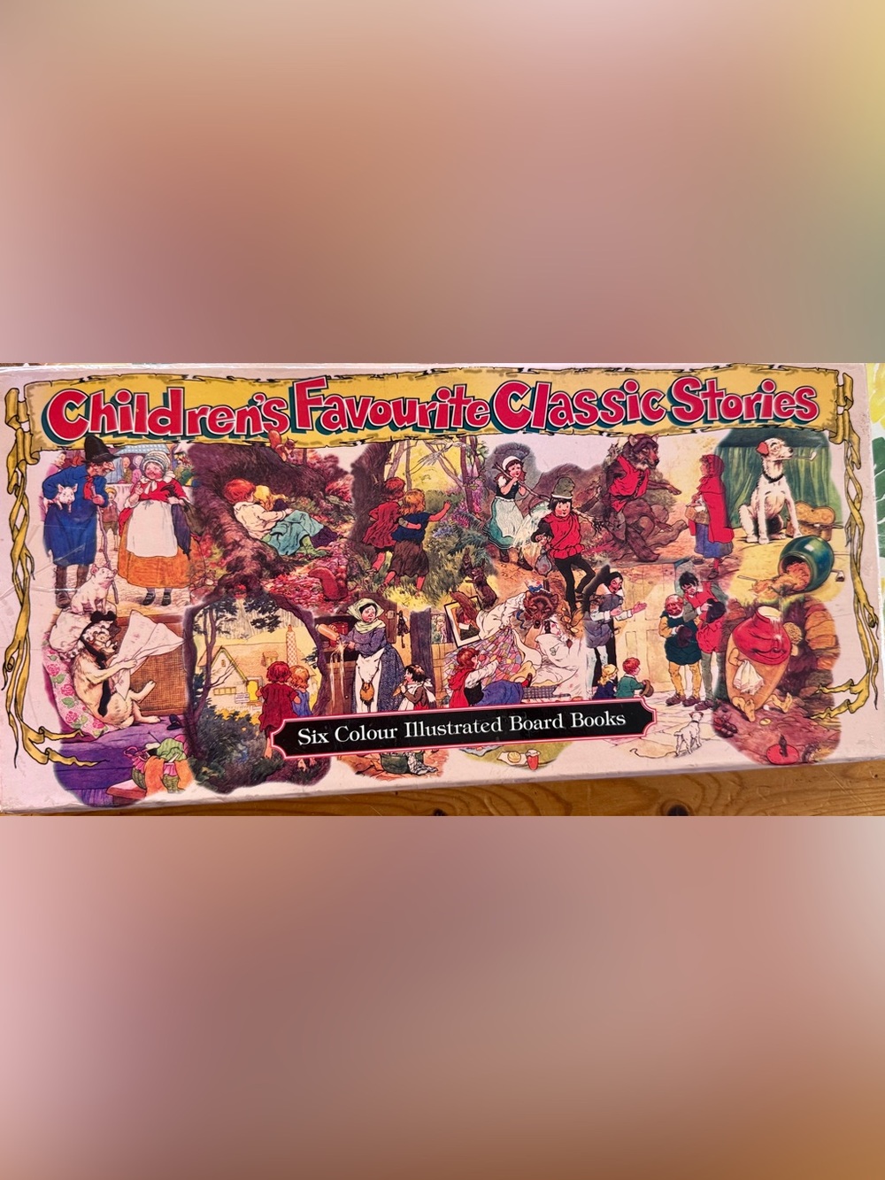 Vintage 6 Children’s Classic Storybooks original box
